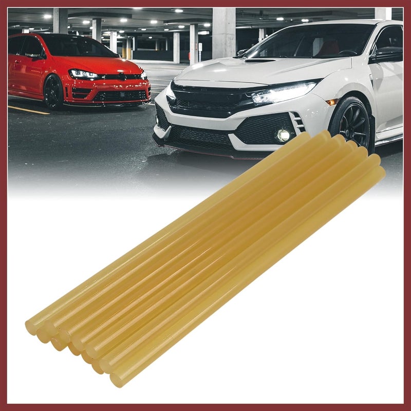 HEROFFIX 12 Pcs 7mm x 200mm Hot Glue Sticks Auto Body Paintless Dent Removal Repair Yellow for Car Replace Parts - Image 2